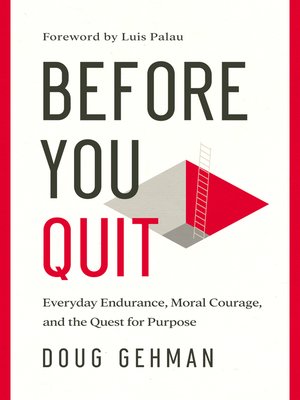 cover image of Before You Quit